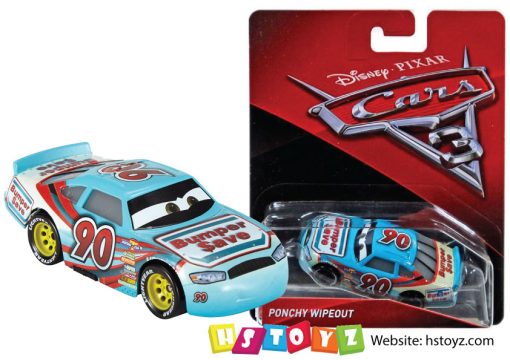 Disney Cars 3 - Ponchy Wipeout