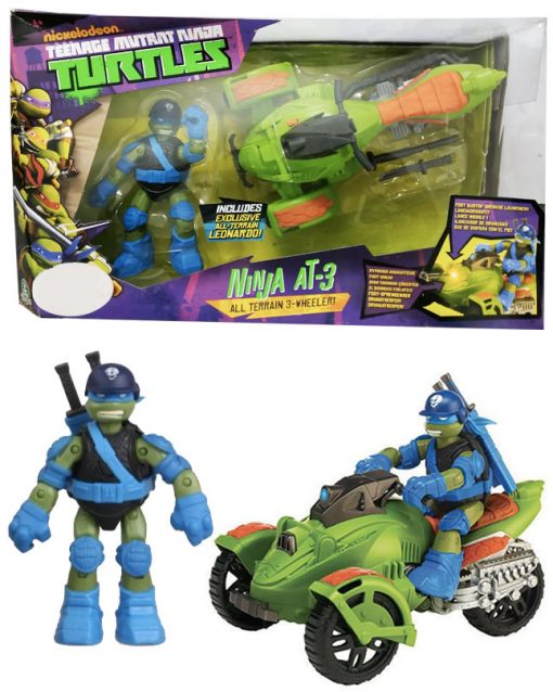 Playmates - Leonardo Ninja Turtle with Vehicle