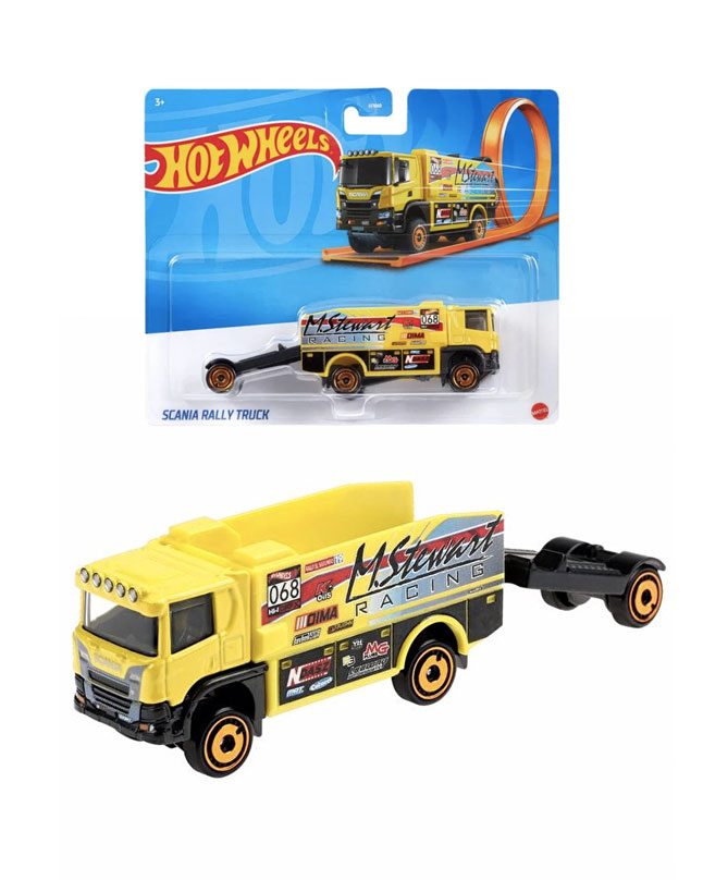 Scania Rally Truck Hotwheels